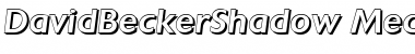 Download DavidBeckerShadow-Medium Font Download DavidBeckerShadow-Medium Font