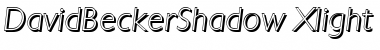Download DavidBeckerShadow-Xlight Font Download DavidBeckerShadow-Xlight Font