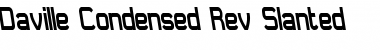 Download Daville Condensed Rev Slanted Font Download Daville Condensed Rev Slanted Font