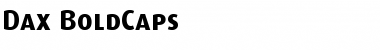Download Dax-BoldCaps Font Download Dax-BoldCaps Font