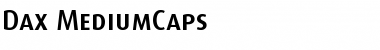 Download Dax-MediumCaps Font Download Dax-MediumCaps Font