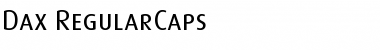Download Dax-RegularCaps Font Download Dax-RegularCaps Font