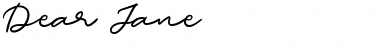 Download Dear Jane Font Download Dear Jane Font