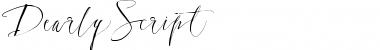 Download DearlyScript Font Download DearlyScript Font