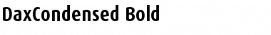 Download DaxCondensed-Bold Font Download DaxCondensed-Bold Font