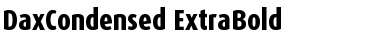 Download DaxCondensed-ExtraBold Font Download DaxCondensed-ExtraBold Font