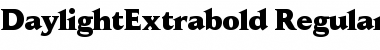 Download DaylightExtrabold Font Download DaylightExtrabold Font