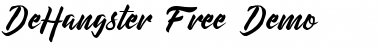 Download DeHangster Free Demo Font Download DeHangster Free Demo Font