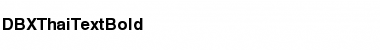 Download DBX ThaiText Font Download DBX ThaiText Font