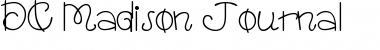 Download DC Madison Journal Font Download DC Madison Journal Font