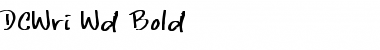 Download DCWri Wd Bold Font Download DCWri Wd Bold Font