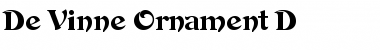 Download De Vinne Ornament D Font Download De Vinne Ornament D Font