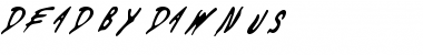 Download Dead By Dawn US Font Download Dead By Dawn US Font