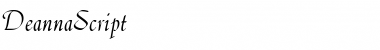 Download DeannaScript Font Download DeannaScript Font