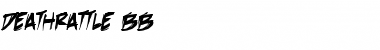 Download DeathRattle BB Font Download DeathRattle BB Font