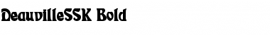 Download DeauvilleSSK Font Download DeauvilleSSK Font