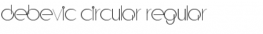 Download Debevic Circular Font Download Debevic Circular Font