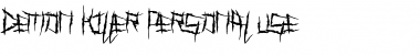 Download Demon Killer Font Download Demon Killer Font