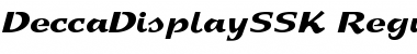 Download DeccaDisplaySSK Font Download DeccaDisplaySSK Font