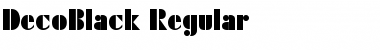 Download DecoBlack Font Download DecoBlack Font