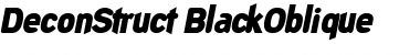 Download DeconStruct-BlackOblique Font Download DeconStruct-BlackOblique Font