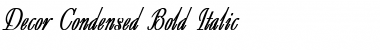 Download Decor Condensed Font Download Decor Condensed Font