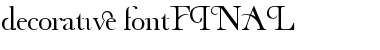 Download decorative fontFINAL Font Download decorative fontFINAL Font