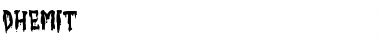 Download DHEMIT Font Download DHEMIT Font