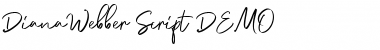 Download DianaWebber Script DEMO Font Download DianaWebber Script DEMO Font