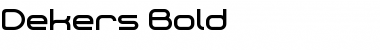 Download Dekers_Bold Font Download Dekers_Bold Font