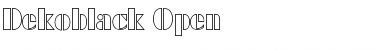 Download Dekoblack-Open Font Download Dekoblack-Open Font