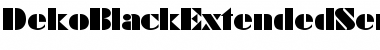 Download DekoBlackExtendedSerial Font Download DekoBlackExtendedSerial Font