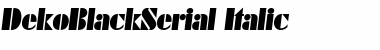 Download DekoBlackSerial Font Download DekoBlackSerial Font