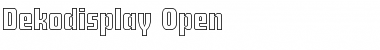 Download Dekodisplay-Open Font Download Dekodisplay-Open Font