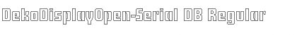 Download DekoDisplayOpen-Serial DB Font Download DekoDisplayOpen-Serial DB Font