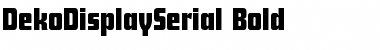 Download DekoDisplaySerial Font Download DekoDisplaySerial Font