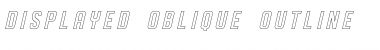 Download DISPLAYEDObliqueoutline Font Download DISPLAYEDObliqueoutline Font
