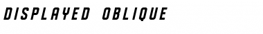 Download DISPLAYEDOblique Font Download DISPLAYEDOblique Font