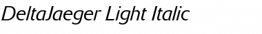 Download DeltaJaeger-Light Font Download DeltaJaeger-Light Font