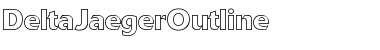 Download DeltaJaegerOutline Font Download DeltaJaegerOutline Font