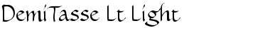 Download DemiTasse Lt Font Download DemiTasse Lt Font
