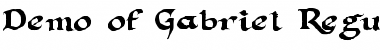 Download Gabriel Regular Demo Font Download Gabriel Regular Demo Font