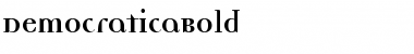 Download DemocraticaBold Font Download DemocraticaBold Font