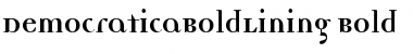 Download DemocraticaBoldLining Font Download DemocraticaBoldLining Font