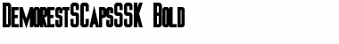 Download DemorestSCapsSSK Font Download DemorestSCapsSSK Font