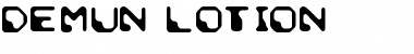 Download Demun Lotion Font Download Demun Lotion Font
