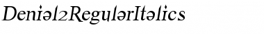 Download Denial2RegularItalics Font Download Denial2RegularItalics Font