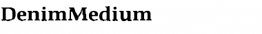 Download DenimMedium Font Download DenimMedium Font