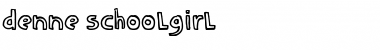 Download DENNE | schooLgirL Font Download DENNE | schooLgirL Font