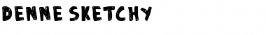 Download DENNE | Sketchy Font Download DENNE | Sketchy Font
